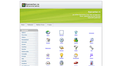 Desktop Screenshot of konvertor.rs