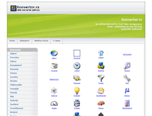 Tablet Screenshot of konvertor.rs